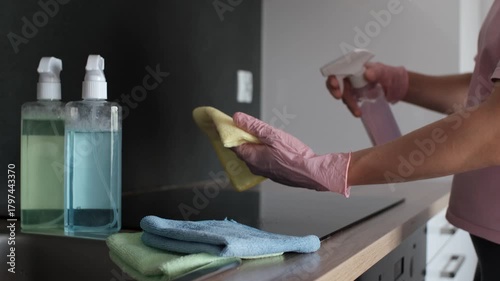 Gentle eco-friendly kitchen cleaning