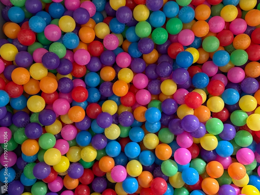 Fototapeta premium colorful plastic balls