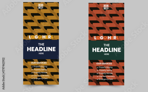 Professional Construction Services Door Hanger Template – Home Repair, Remodeling & Maintenance