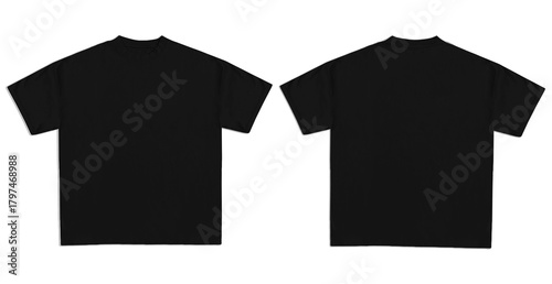 Mockup t-shirt oversize black