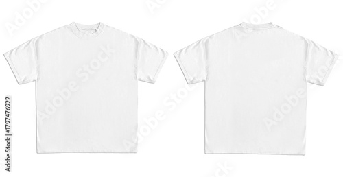 Canvastavla Mockup t-shirt oversize white