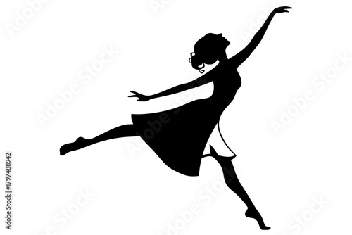 ballet dancer silhouette