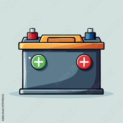 Automotive Battery - Power Source for Vehicle Operation.