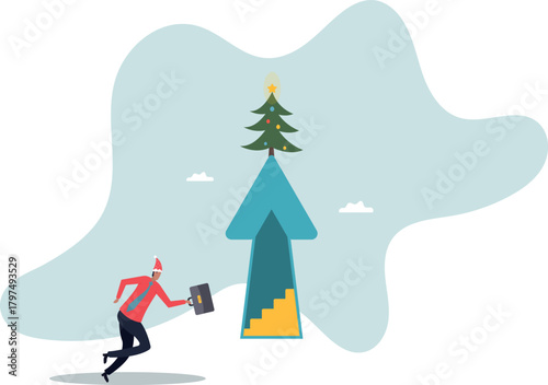 Stairway to new opportunity, success path or open door to career chance,about a man and his life.