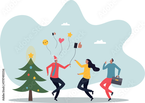 Encouragement or support employee to success, cheering, praise to raise motivation, winning pride inspiration,about a man and his life.