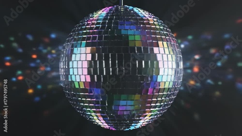 Captivating Disco Ball Motion Graphics: Perfect for Nightclubs, Parties and Events