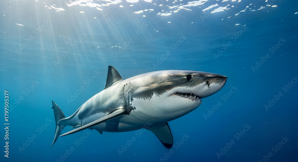 Fototapeta premium great white shark