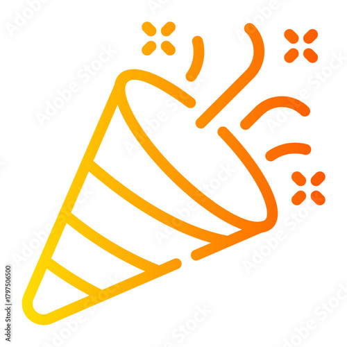 confetti gradient icon