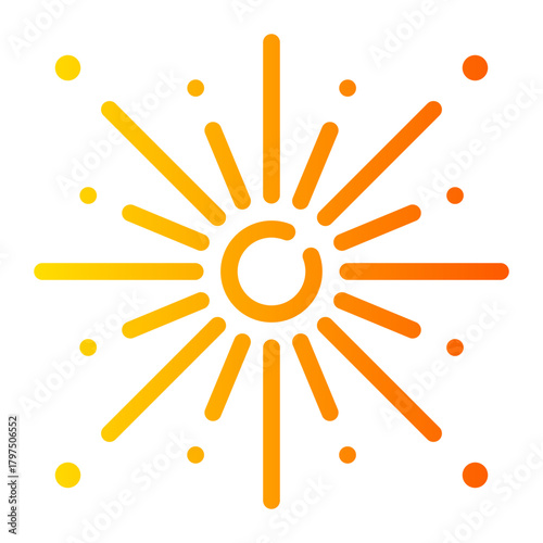 firework gradient icon