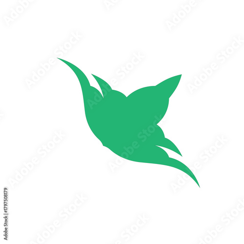 green leaf vector illustration