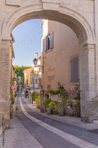 Fototapeta Naklejka Na Ścianę i Meble -  st-remy-france-village arch