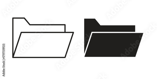 File icons, vector symbols. filled flat sign