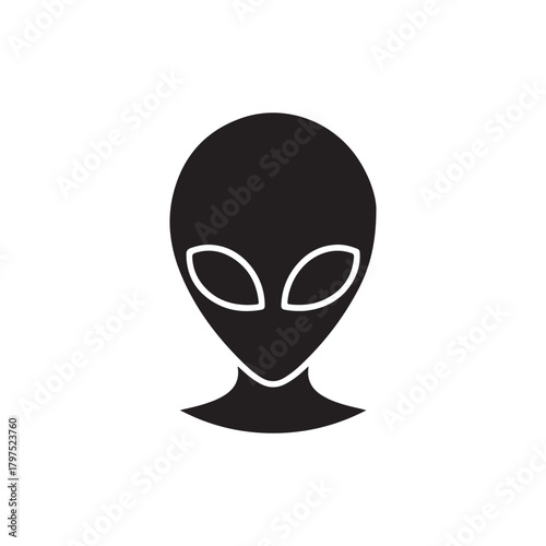 black and white mask. vector eps 10