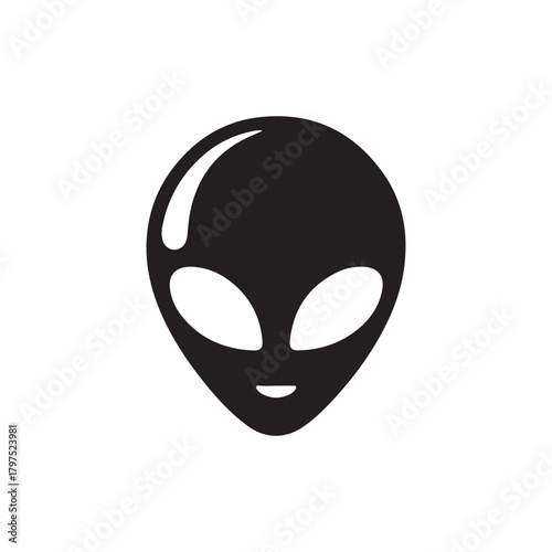 black and white mask. vector eps 10