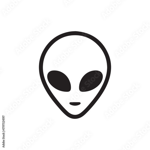 black and white mask. vector eps 10