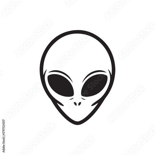 black and white mask. vector eps 10