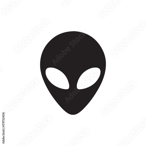 black and white mask. vector eps 10