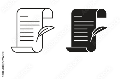 History icons, vector symbols. filled flat sign