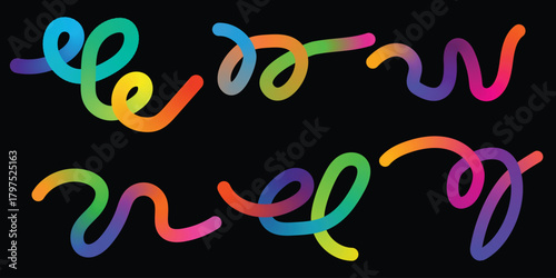 Colorful neon letters spelling out the word love in a playful vibrant and whimsical style