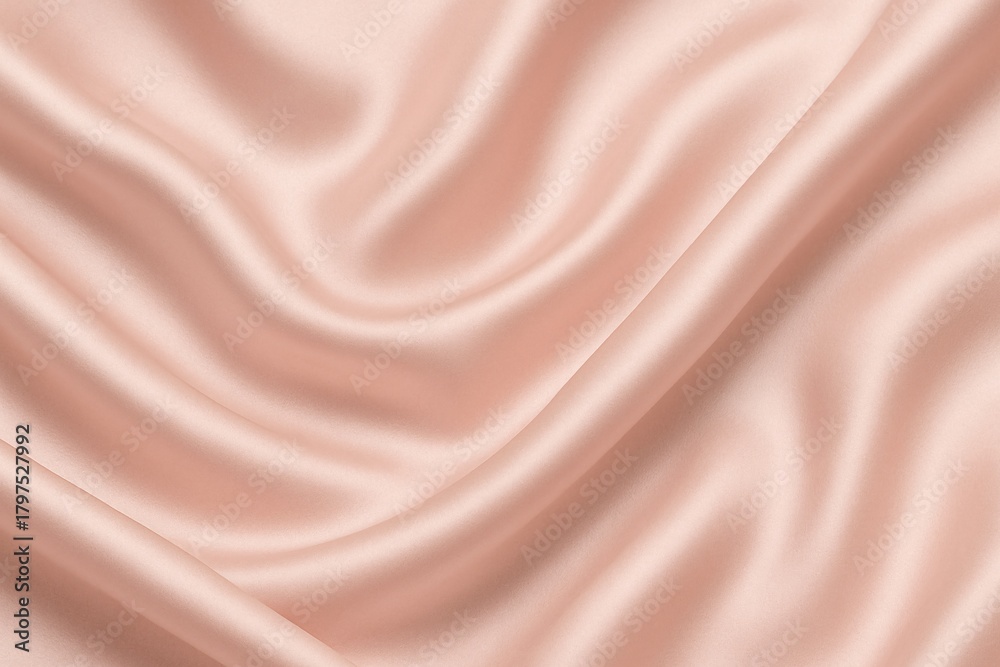 Fototapeta premium Soft Pink Silk Textures Creating an Elegant Background Displaying Graceful Folds and Luxurious Depth for Visual Inspiration