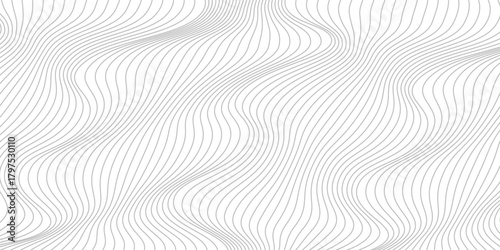 Technology abstract lines on white background. Abstract white blend digital technology flowing wave lines background. Modern glowing moving lines design. Modern white moving lines design element.