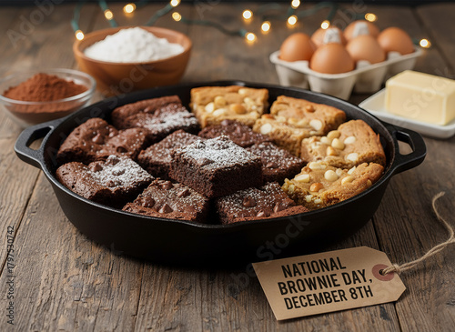 Decadent Chocolate & Blondie Brownies - National Brownie Day
