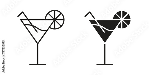 Citrus Glass icon for mobile app, editable designs