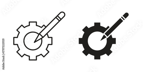 Customizefor banner and for mobile app, editable designsaging design Vector illustrationsntings icon for mobile app, editable designs