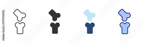 Patella Icon Set. Designed In Multi Style