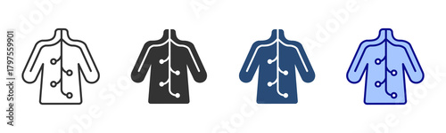 Nerves Icon Set. Designed In Multi Style