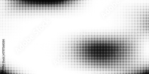 halfton pattern dot background texture overlay grunge distress linear vector. dots vector