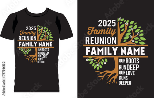 Family Reunion T Shirt Design
