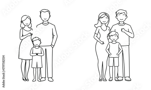 Secure and Happy Family Icon