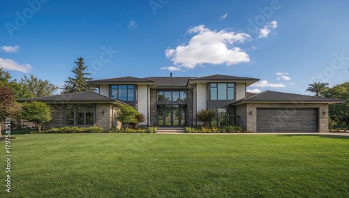 Front view of a residential...