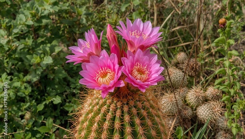 Pink blossoms of golden rat...