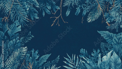 Tropical jungle scene again...