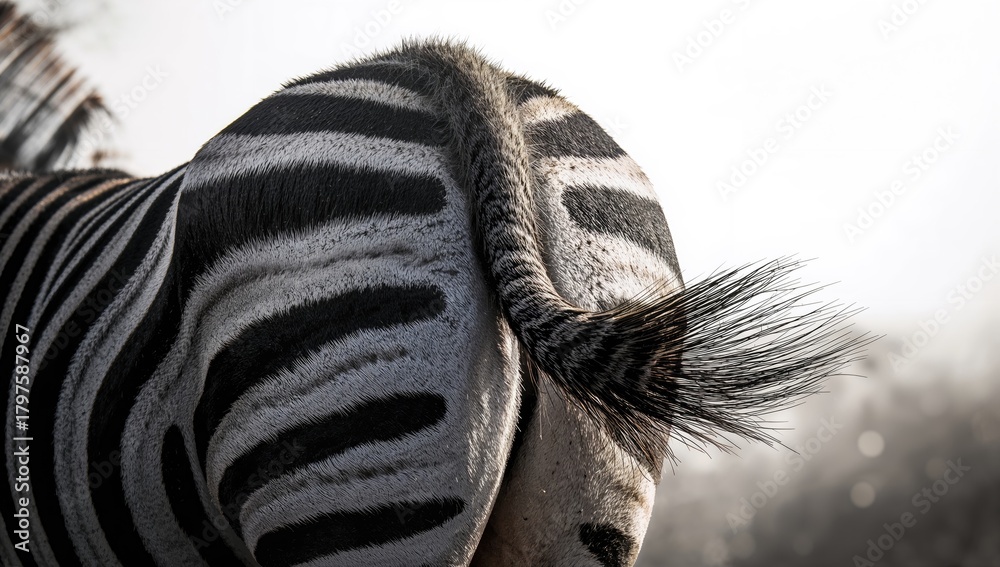 Naklejka premium Zebras in a close encounter, showcasing the dynamics of wildlife interaction