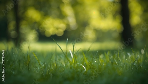 Natural green backdrop with...