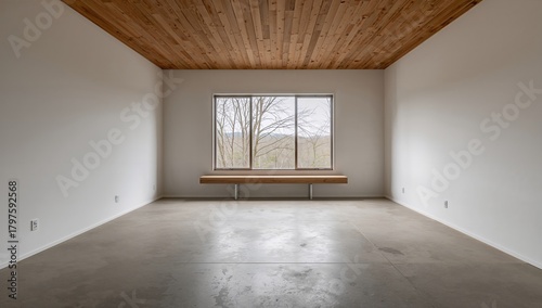 Empty space featuring minim...