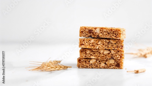 Stack of rectangular snack ...