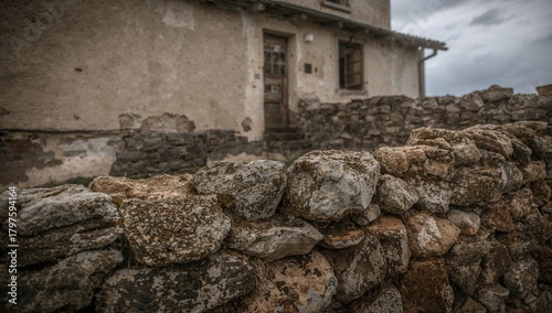 Rough Exterior Walls Surrou...