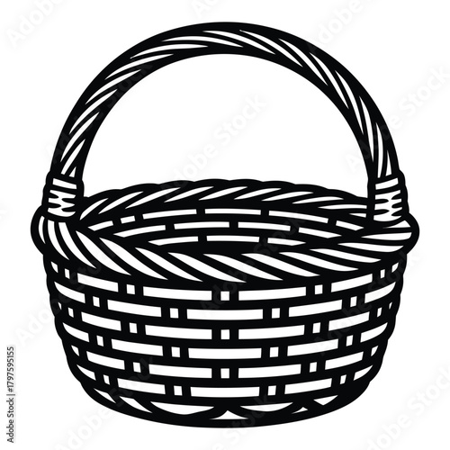 basket vector illustration