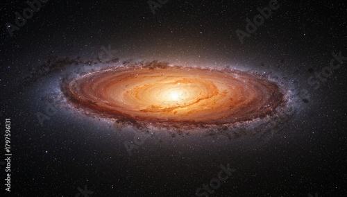 Horizontal space banner fea...