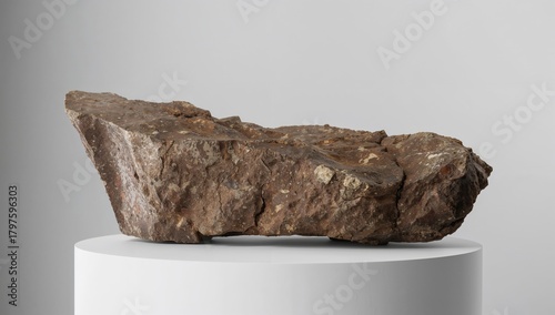 Isolated rock stones on a w...