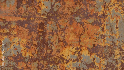Rusted metal surface, showc...