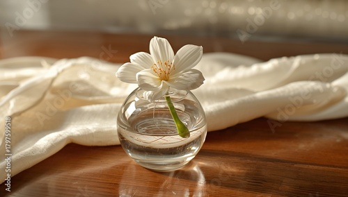 Decoration on the table fea...