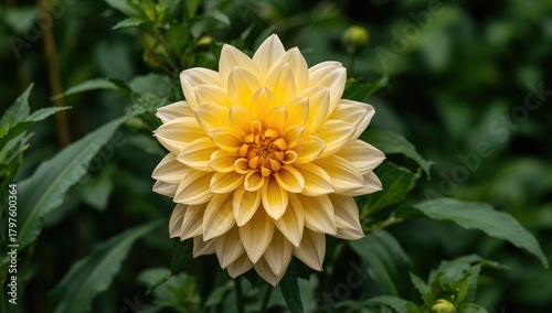 Autumn bloom dahlia featuri...
