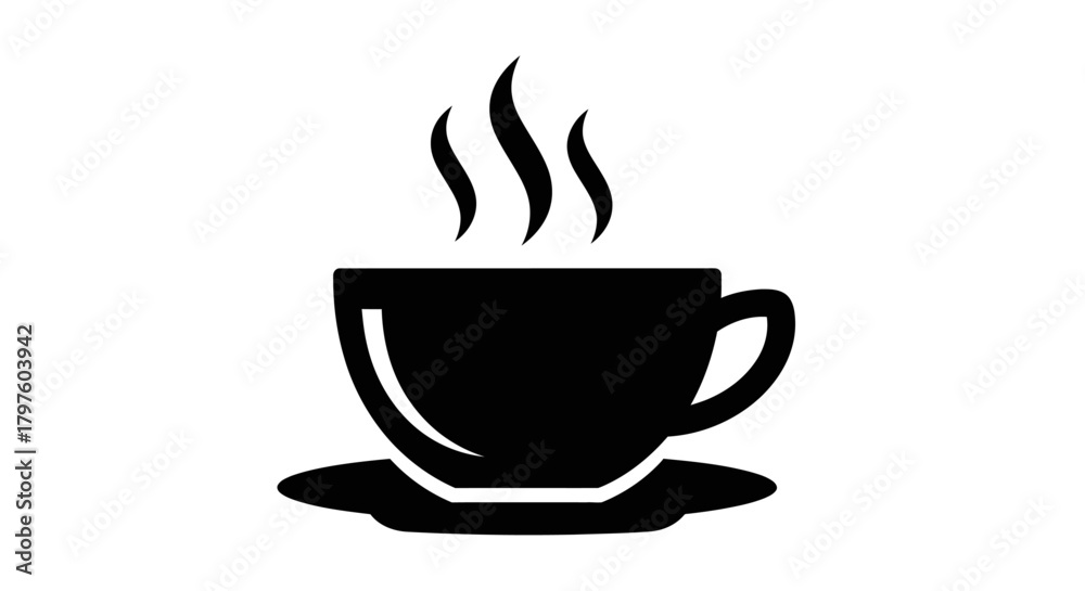 Obraz premium vector coffee icon illustration