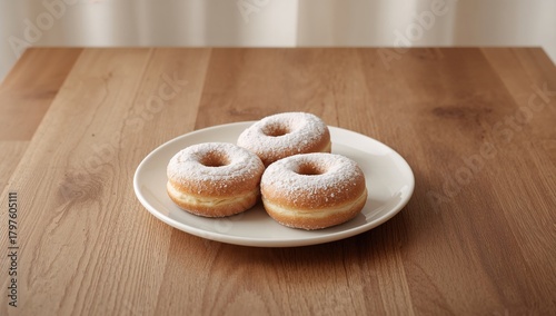 Sweet doughnuts with holes ...