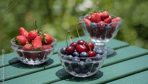 Picnic in the garden with f...